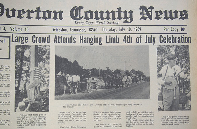 50 years ago in Overton County News